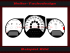 Speedometer Discs for Dodge Caliber SX 2006 to 2015 140 Mph to 240 Kmh