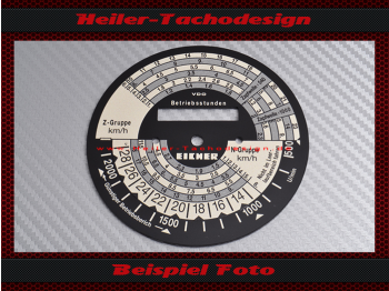 Speedometer disc for tractor meter Eicher Wotan 3013 3014 3017 3018