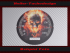 Tachoscheibe für Harley Davidson FXFTBI Night Train 2005 2006 Ø100 Mph zu Kmh