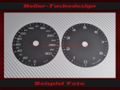 Tachoscheibe Audi A6 A7 4G A8 4H Benzin 180 Mph zu 300 Kmh