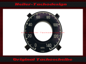 Tacho Aufkleber für Mercedes Benz 190 SL W121 B II Mph zu Kmh