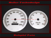 Speedometer Disc and Tachometer for Harley Davidson Road King 1996
