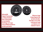 Speedometer Disc and Tachometer for Harley Davidson Road...