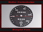 Speedometer disc Porsche 911 1963 to 1983 Mod. 300 Kmh...