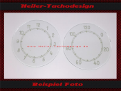 Speedometer or clock glass scales for DKW F8 166 VDO...
