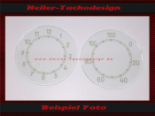 Tacho oder Uhr Glas Glasskalen VDO DKW F8 166 Ø96 mm