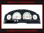 Tachoscheibe für Ford Thunderbird 2002 bis 2005 Mph zu Kmh