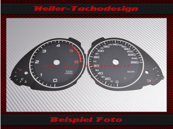 Tachoscheiben für Audi Q5 8R 2008 bis 2016 Diesel 160 Mph zu 260 Kmh