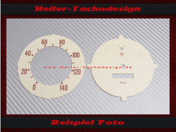 Tachoscheibe für IFA F8 F9 140 Kmh
