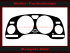Tachoblende Carbon Optik für Opel Astra G Zafira A