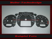 Tachoscheibe für Mercedes W208 Clk 55 AMG 260 Kmh