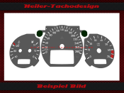 Tachoscheibe für Mercedes W208 Clk 55 AMG 280 Kmh