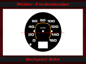 Speedometer Disc for Hummer H1 Mph to Kmh - 2