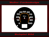 Speedometer Disc for Hummer H1 Mph to Kmh - 2