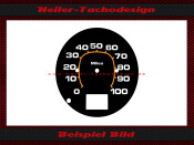 Tachoscheibe Hummer H1 MPH zu KMH - 2