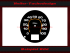 Speedometer Disc for Hummer H1 Mph to Kmh - 2