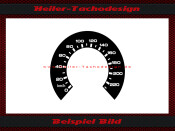 Tacho Aufkleber Moto Guzzi California 1100i 1997 Mph zu Kmh