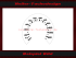 Speedometer Sticker for Moto Guzzi California 1100i 1997 Mph to Kmh