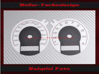 Tachoscheibe für Ducati Monster S4R 1000 160 Mph zu 260 Kmh