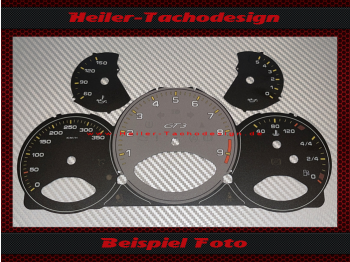 Speedometer Discs for Porsche 911 997 GT3 225 Mph to 350 Kmh
