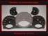 Speedometer Discs for Porsche 911 997 GT3 225 Mph to 350 Kmh