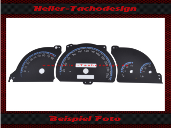 Tachoscheiben für Opel Astra F Calibra Vectra A OPC Design alle Skalierungen