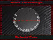 Speedometer Glass Tractormeter Güldner G40S 32 km h 111...