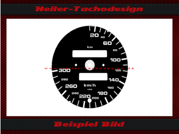 Speedometer Disc for Porsche 911 964 993 Switch 12 Clock Position 300 Kmh