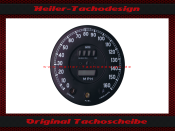 Speedometer Sticker for Speedometer Glass Smiths Jaguar E Type S Type MARK ll 160 Mph to Kmh