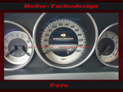 Tachoscheiben für Mercedes W204 W207 W212 Elegance Benzin Facelift Mph zu Kmh