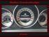 Speedometer Discs for Mercedes W204 W207 W212 Elegance Petrol Facelift 160 Mph to 260 Kmh