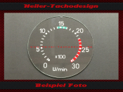 Tachometer Glass Scales Truck S 4000 - 1 Ø 95 mm
