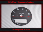 Tachometer dial for Porsche 911 964 993 without on-board computer 8000 rpm 6 oclock position