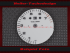 Tachometer dial for Porsche 911 964 993 without on-board computer 7500 rpm 6 oclock position
