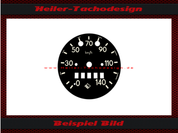 Speedometer Disc for MZ TS 150250 auch ETS 150 250 0 to 140 Kmh Ø 73 mm