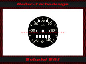 Speedometer dial MZ TS 150/250 and ETS 150 250 0 -140...
