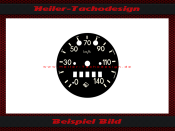 Speedometer Disc for MZ TS 150250 auch ETS 150 250 0 to...
