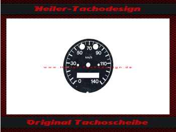 Speedometer Disc for MZ ETZ 150250 0 to 140 Kmh Ø 73 mm