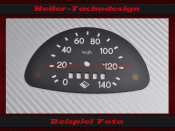 Speedometer Disc for MZ ES Segment Speedometer 0 to 140 Kmh