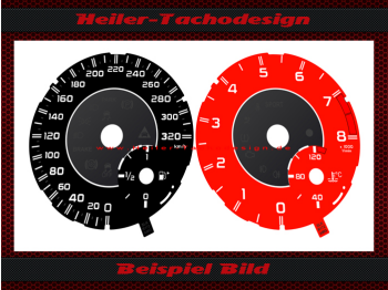 Tachoscheibe für Mercedes SLK R172 AMG mit Distronic