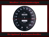 Speedometer dial for Jaguar 3.8S 1965 to 1967 Smiths 140...
