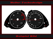 Speedometer dial Audi Q5 8R 280 km h 08-016 Diesel Mph to...