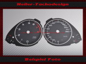 Speedometer Disc for Audi A4 8F 8K B8 Petrol 160 Mph to 260 Kmh