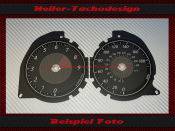 Speedometer Disc for Mitsubishi Lancer EVO 2014 Mph to Kmh