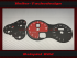 Speedometer Discs for Ferrari F430 2004 to 2009 220 Mph to 360 Kmh