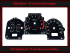 Tachoscheiben für Subaru Impreza WRX 2.0 Turbo 2000 180 Mph zu 280 Kmh