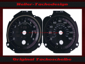 Speedometer Discs for Ford Mustang 160 Mph to 300 Kmh Modified without Tachoanpassung