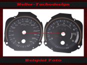 Tachoscheibe Ford Mustang 2015 bis 300 Kmh