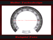 Speedometer Sticker Chevrolet Camaro 1967 120 Mph to 190 Kmh