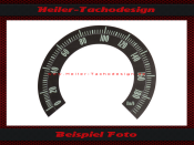 Speedometer Sticker for Chevrolet Camaro 1967 120 Mph to 190 Kmh